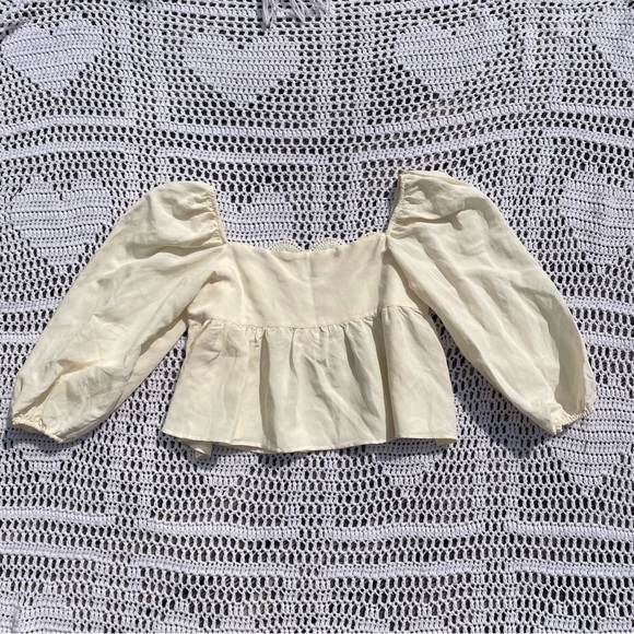 NWT Anthropologie Lace Babydoll Top - Picture 4 of 5